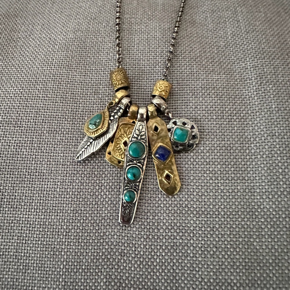 Silpada Gold and Silver 24” Pendant Necklace